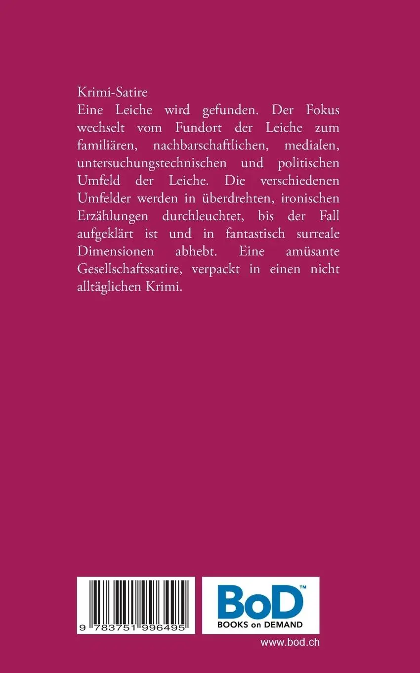 Rückseite: 9783751996495 | Texturen | Krimi-Satire | Rainer Bressler | Taschenbuch | 260 S.