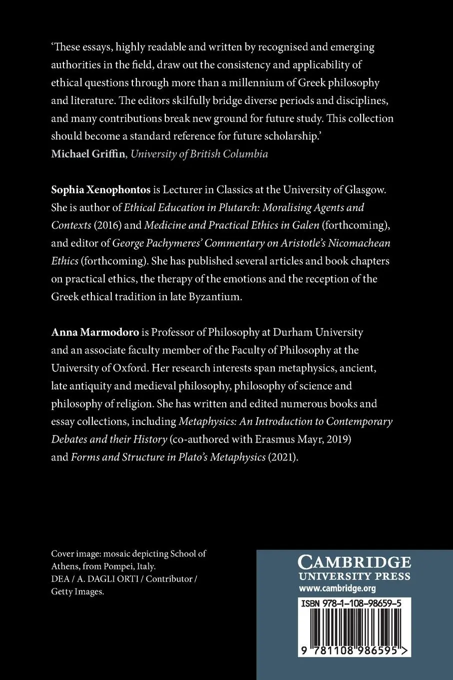 Rückseite: 9781108986595 | The Reception of Greek Ethics in Late Antiquity and Byzantium | Buch