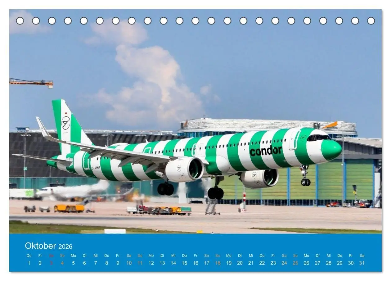 Bild: 9783516666595 | Flugzeugmomente in Stuttgart (Tischkalender 2026 DIN A5 quer),...