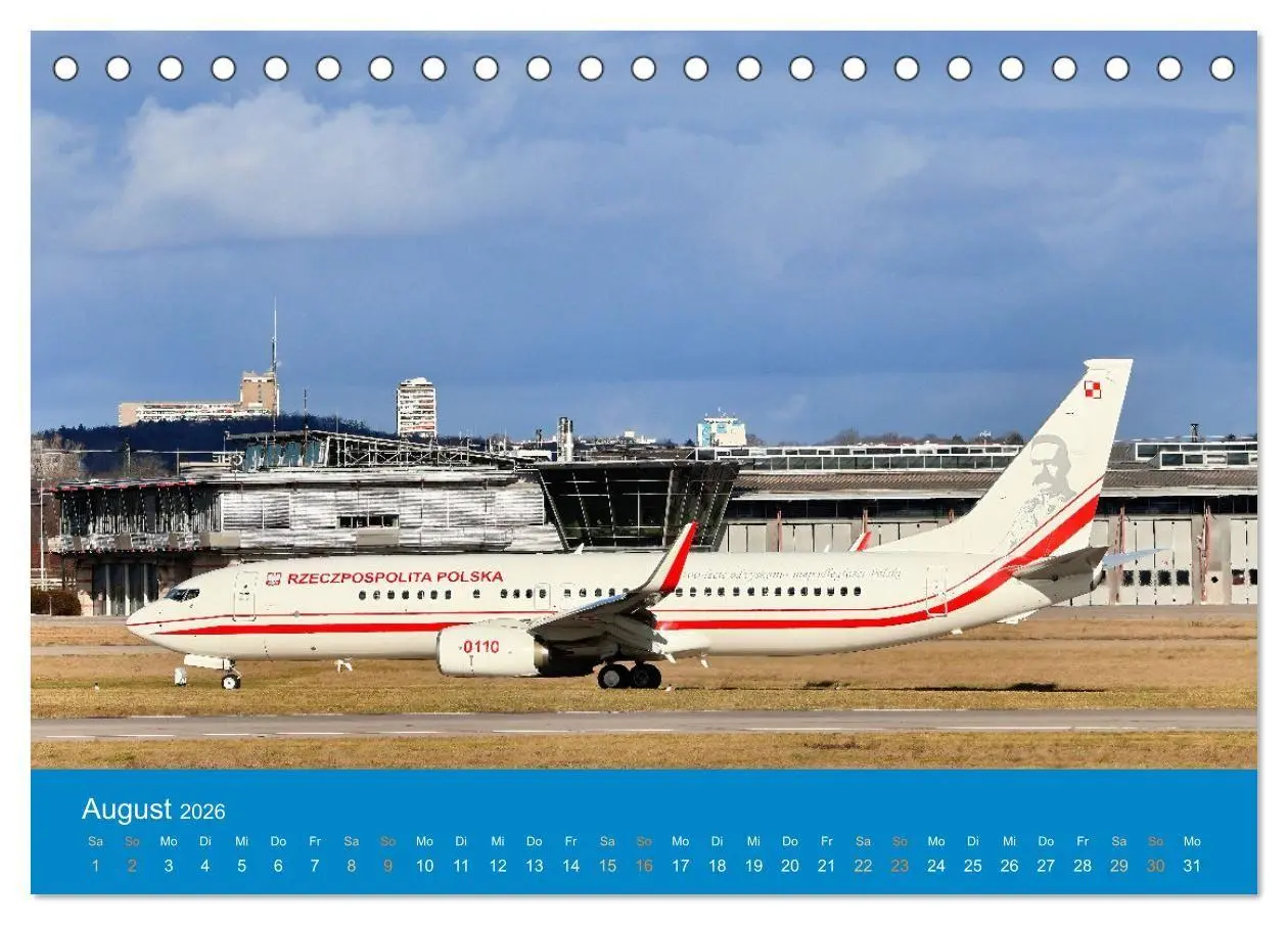 Bild: 9783516666595 | Flugzeugmomente in Stuttgart (Tischkalender 2026 DIN A5 quer),...