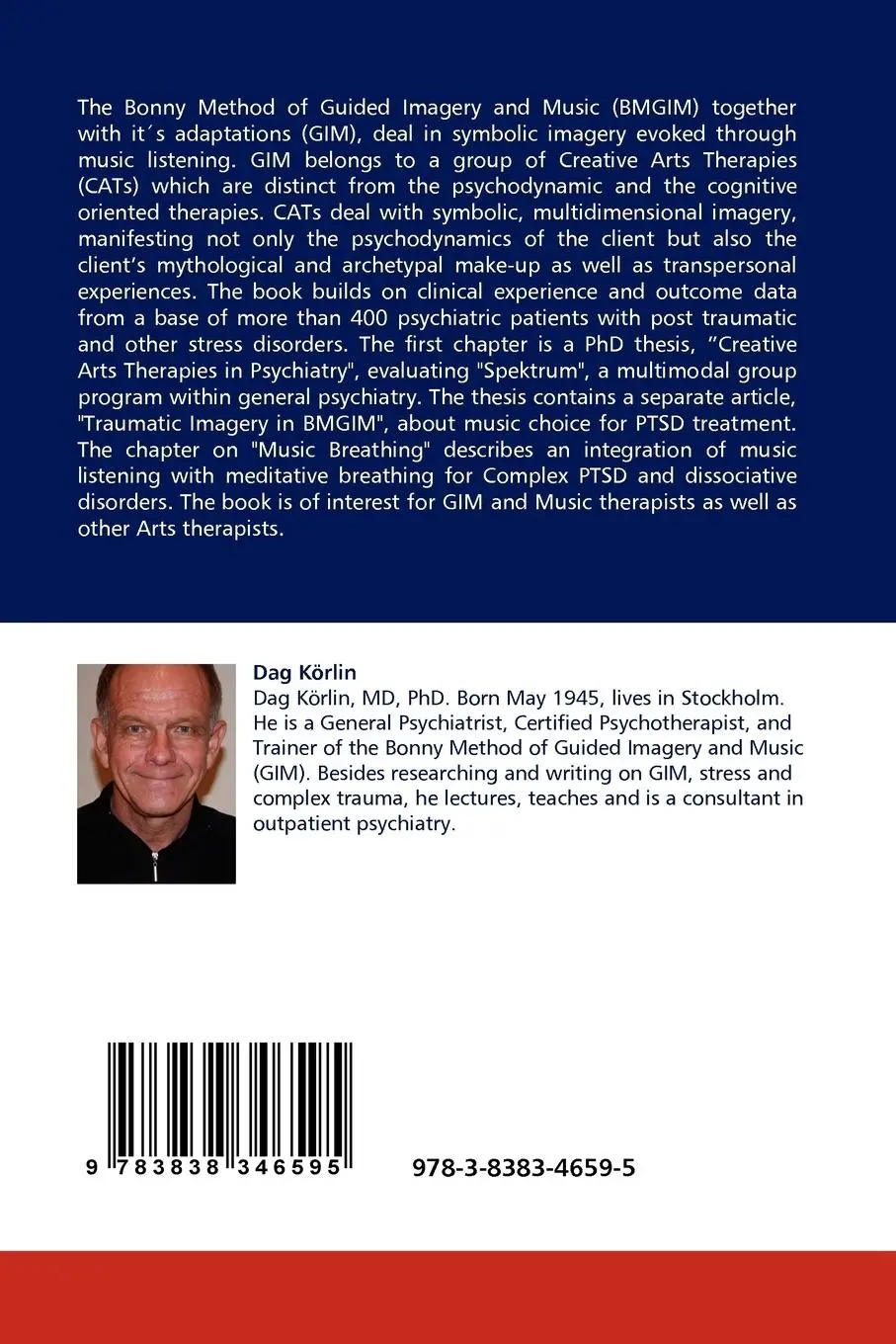 Rückseite: 9783838346595 | Music listening, Imagery and Creativity in Psychiatry | Dag Körlin