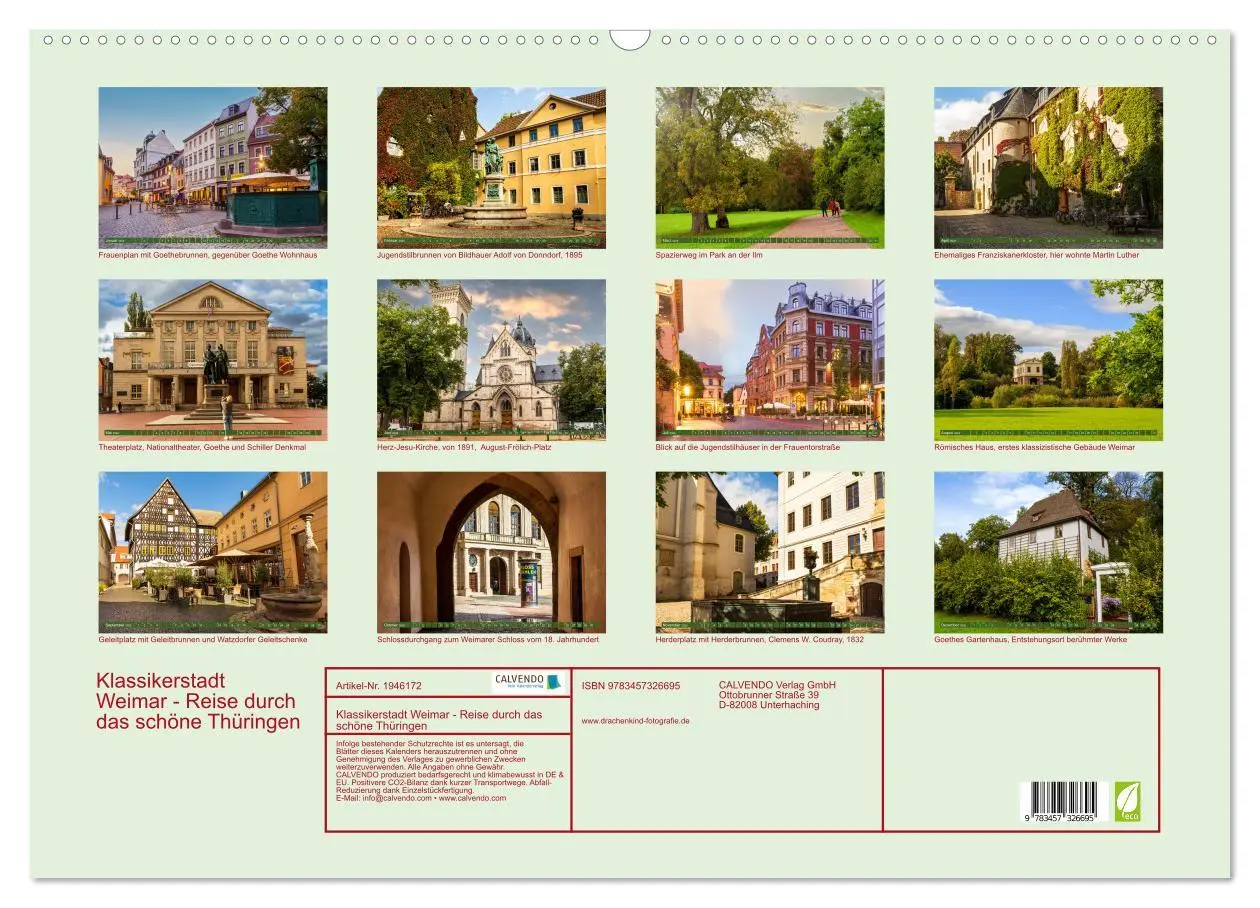Bild: 9783457326695 | Klassikerstadt Weimar - Reise durch das schöne Thüringen...