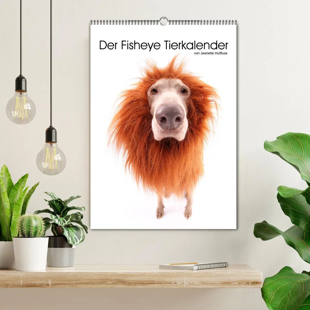 Bild: 9783516416695 | Der Fisheye Tiere Kalender (Wandkalender 2026 DIN A2 hoch),...