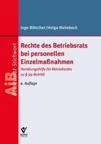 Cover: 9783766376695 | Rechte des Betriebsrats bei personellen Einzelmaßnahmen | Taschenbuch
