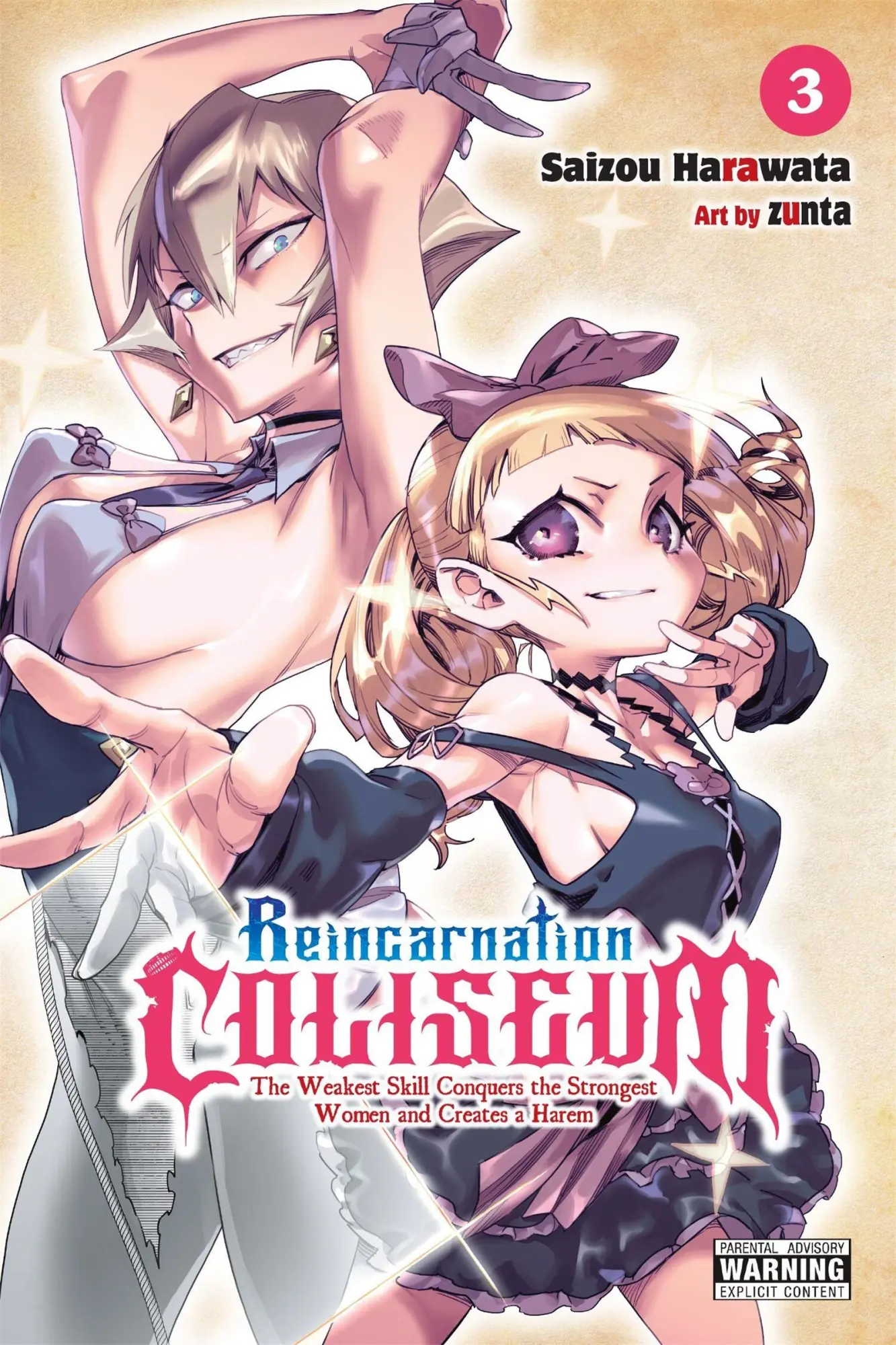 Cover: 9798855416695 | Reincarnation Coliseum, Vol. 3 (Manga) | Saizou Harawata | Taschenbuch