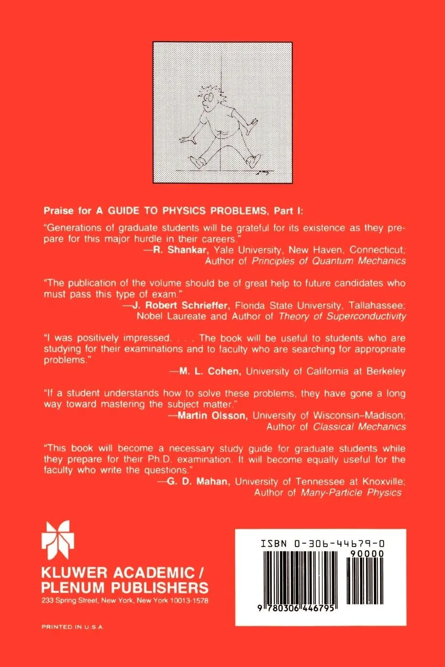 Rückseite: 9780306446795 | A Guide to Physics Problems | Sidney B. Cahn (u. a.) | Taschenbuch