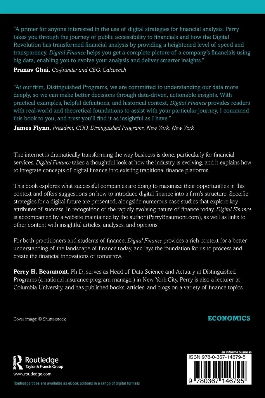 Rückseite: 9780367146795 | Digital Finance | Perry Beaumont | Taschenbuch | Englisch | 2019