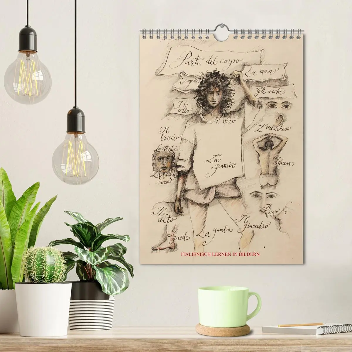 Bild: 9783516406795 | Italienisch Lernen in Bildern (Wandkalender 2026 DIN A4 hoch),...