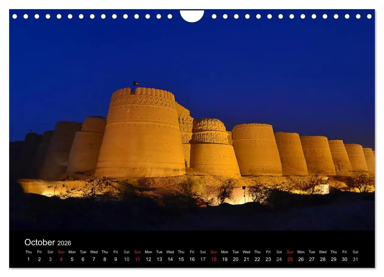 Bild: 9783516576795 | Monuments of Pakistan 2026 (Wall Calendar 2026 DIN A4 landscape),...