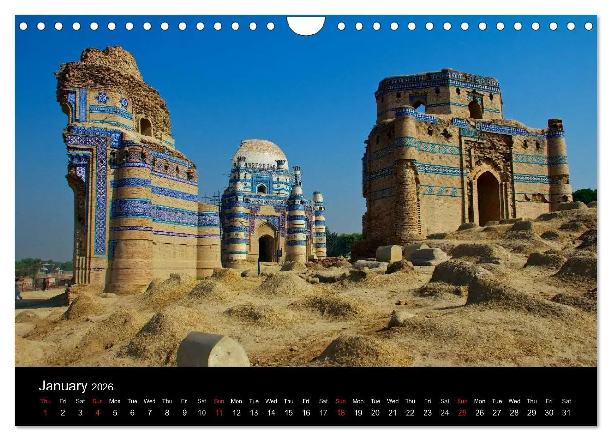 Bild: 9783516576795 | Monuments of Pakistan 2026 (Wall Calendar 2026 DIN A4 landscape),...