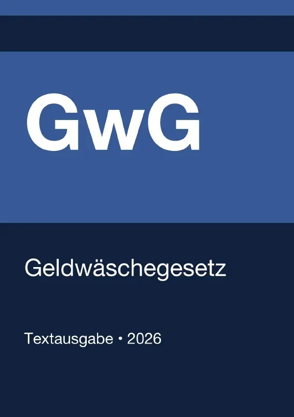 Cover: 9783565156795 | GwG - Geldwäschegesetz (Deutschland) 2026 | Gesetze24 Deutschland