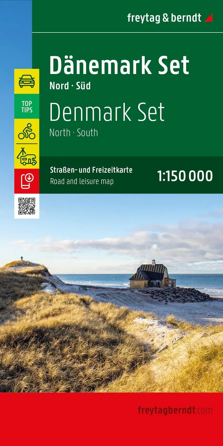 Cover: 9783991546795 | freytag &amp; berndt Straßenkarte Dänemark Set 1:150.000 | (Land-)Karte