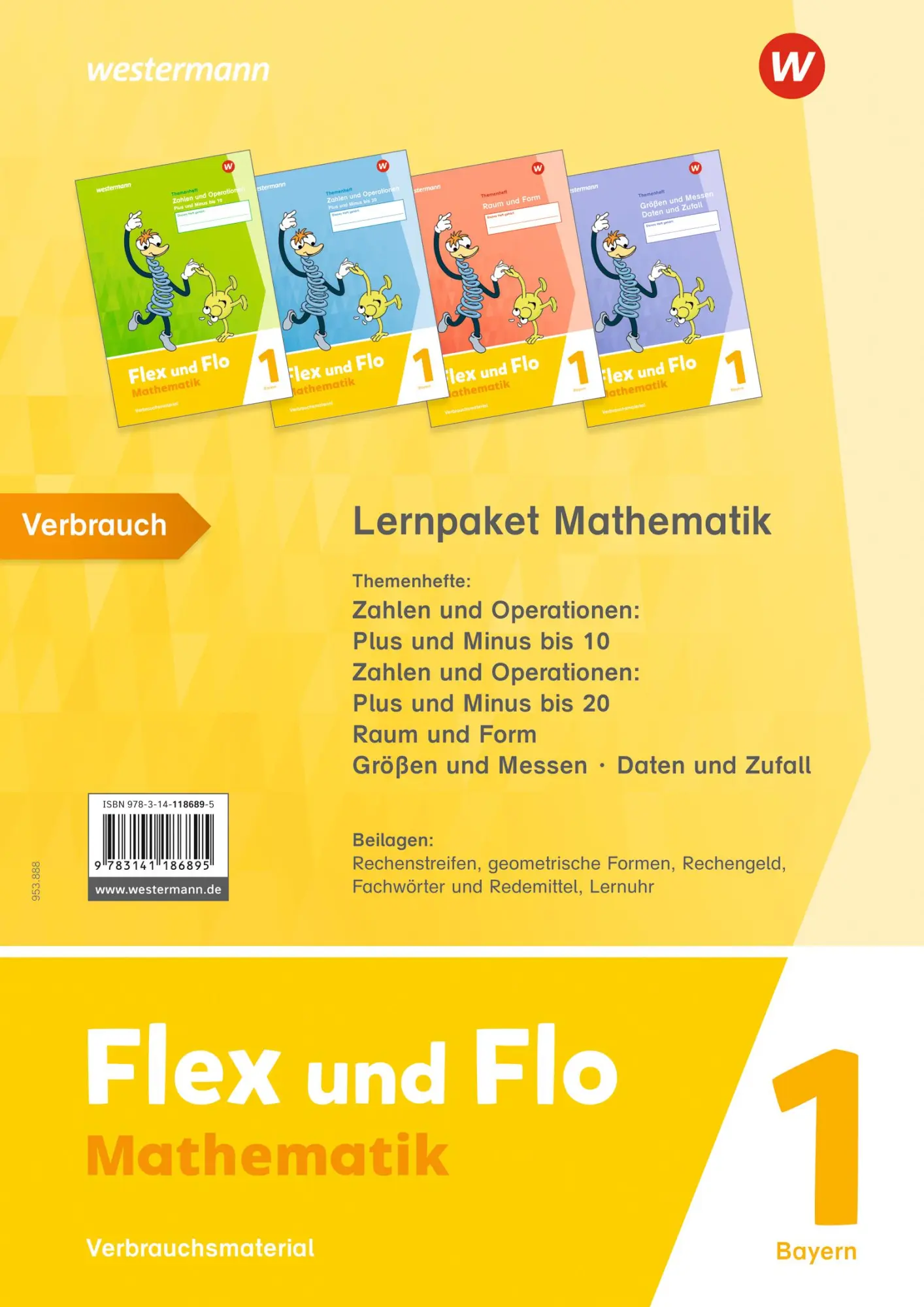 Cover: 9783141186895 | Flex und Flo. Lernpaket Mathematik 1 Verbrauchsmaterial. Für Bayern