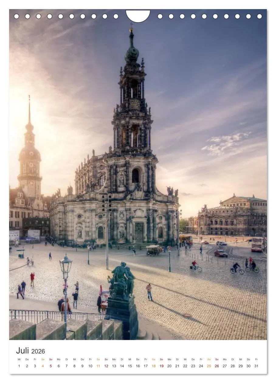 Bild: 9783516326895 | Highlights in Dresden (Wandkalender 2026 DIN A4 hoch), CALVENDO...