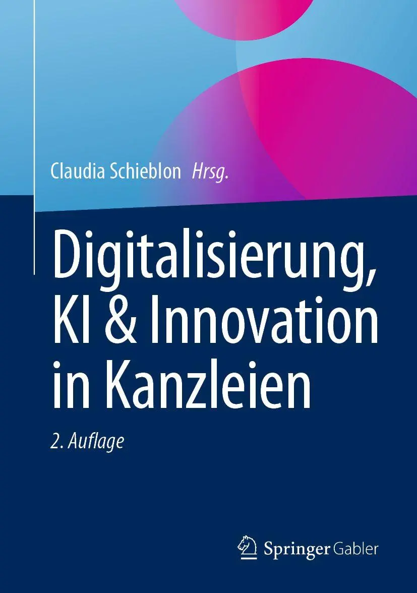 Cover: 9783658516895 | Digitalisierung, KI &amp; Innovation in Kanzleien | Claudia Schieblon | xx