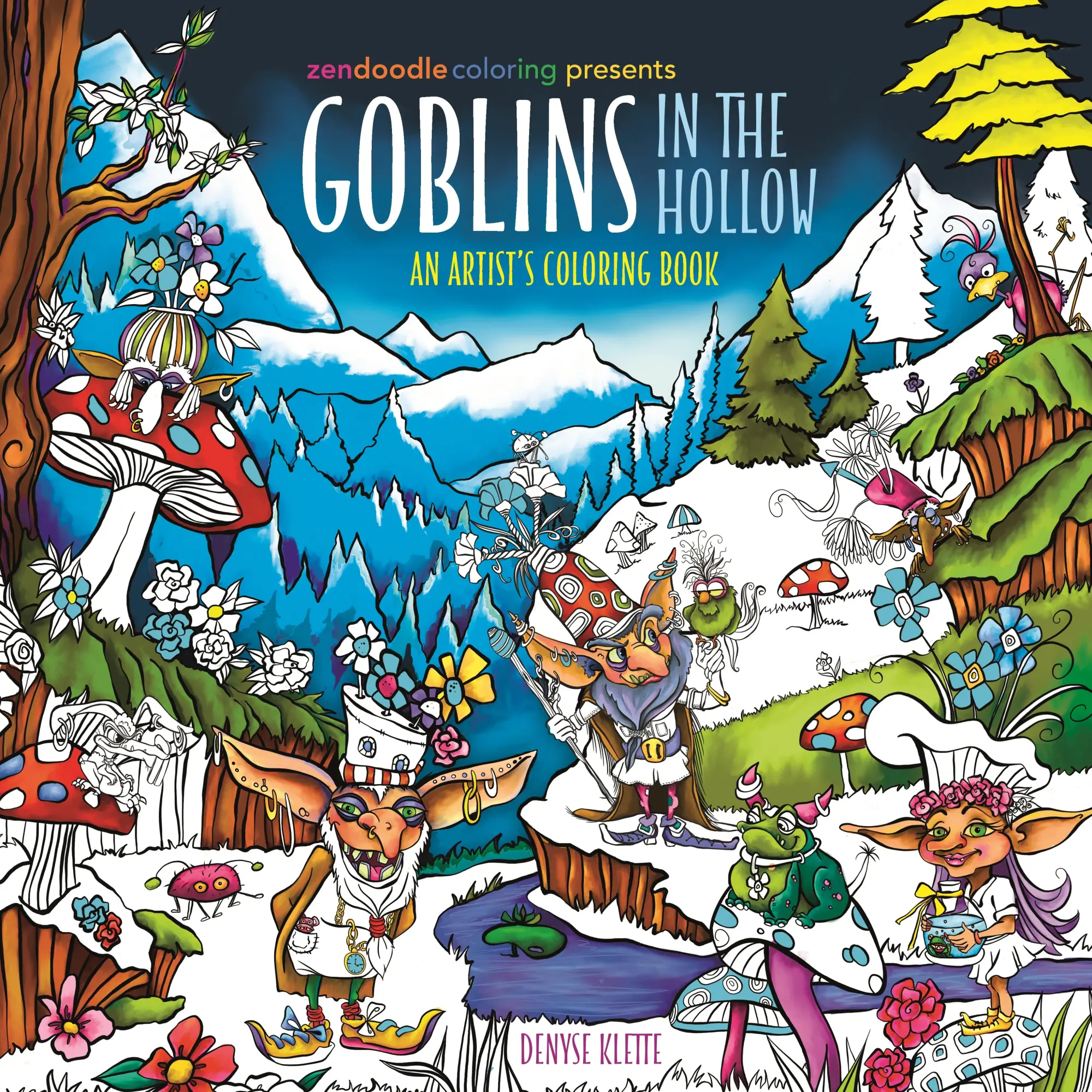 Cover: 9781250346995 | Zendoodle Coloring Presents: Goblins in the Hollow | Denyse Klette