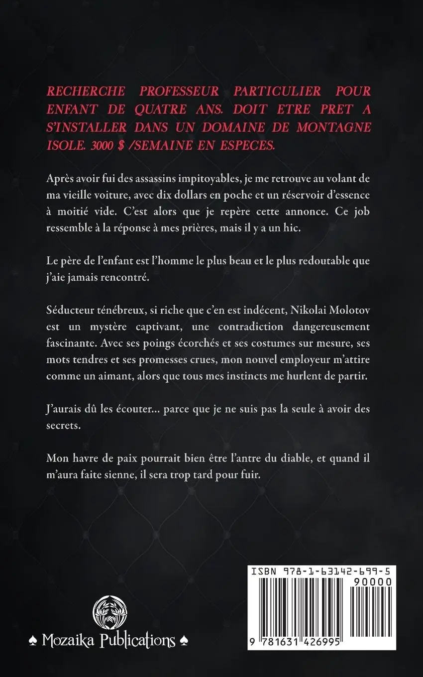 Rückseite: 9781631426995 | Dans l'antre du diable | Anna Zaires (u. a.) | Taschenbuch | 2021