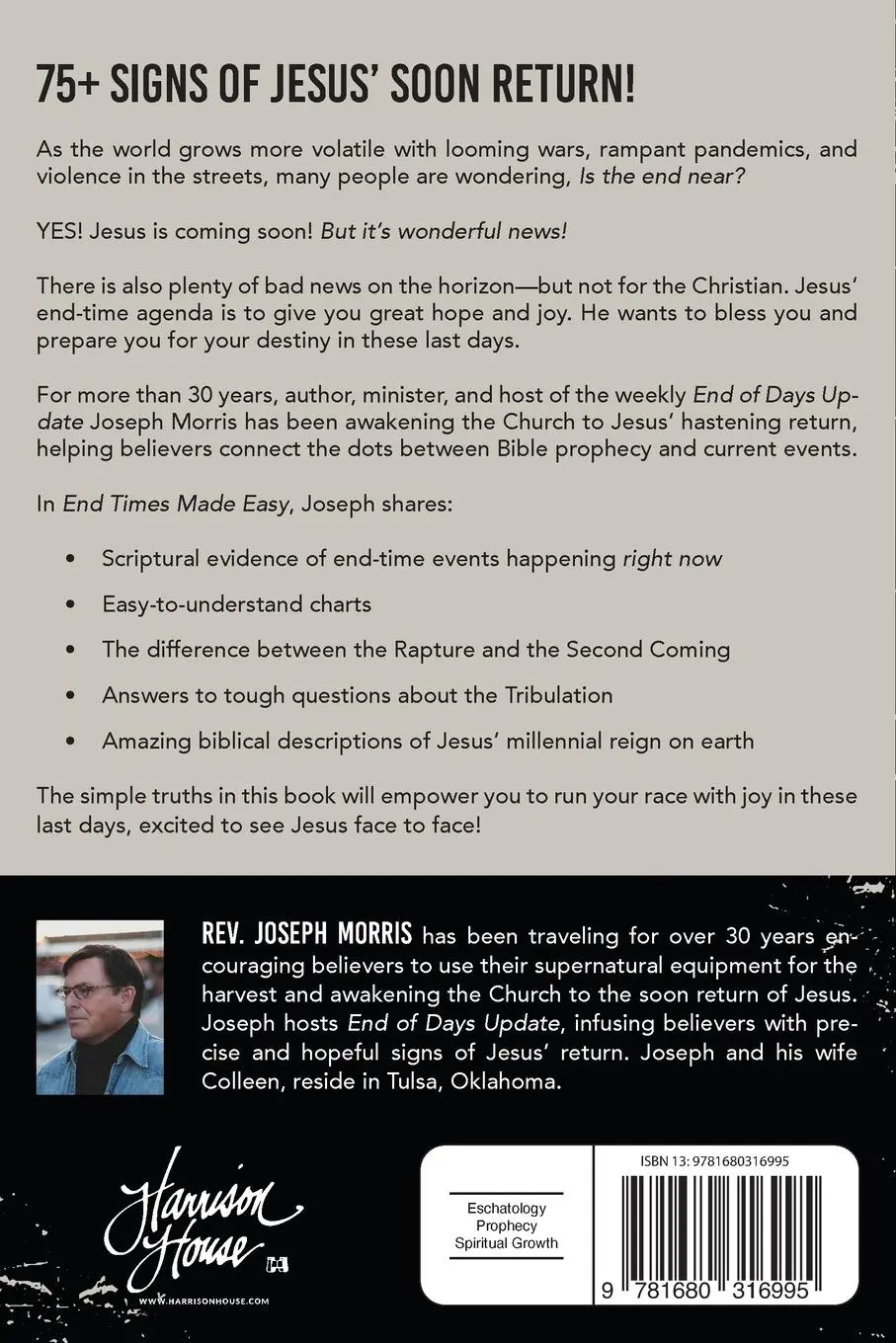 Rückseite: 9781680316995 | End Times Made Easy | There Is No Bad News for the Christian! | Morris