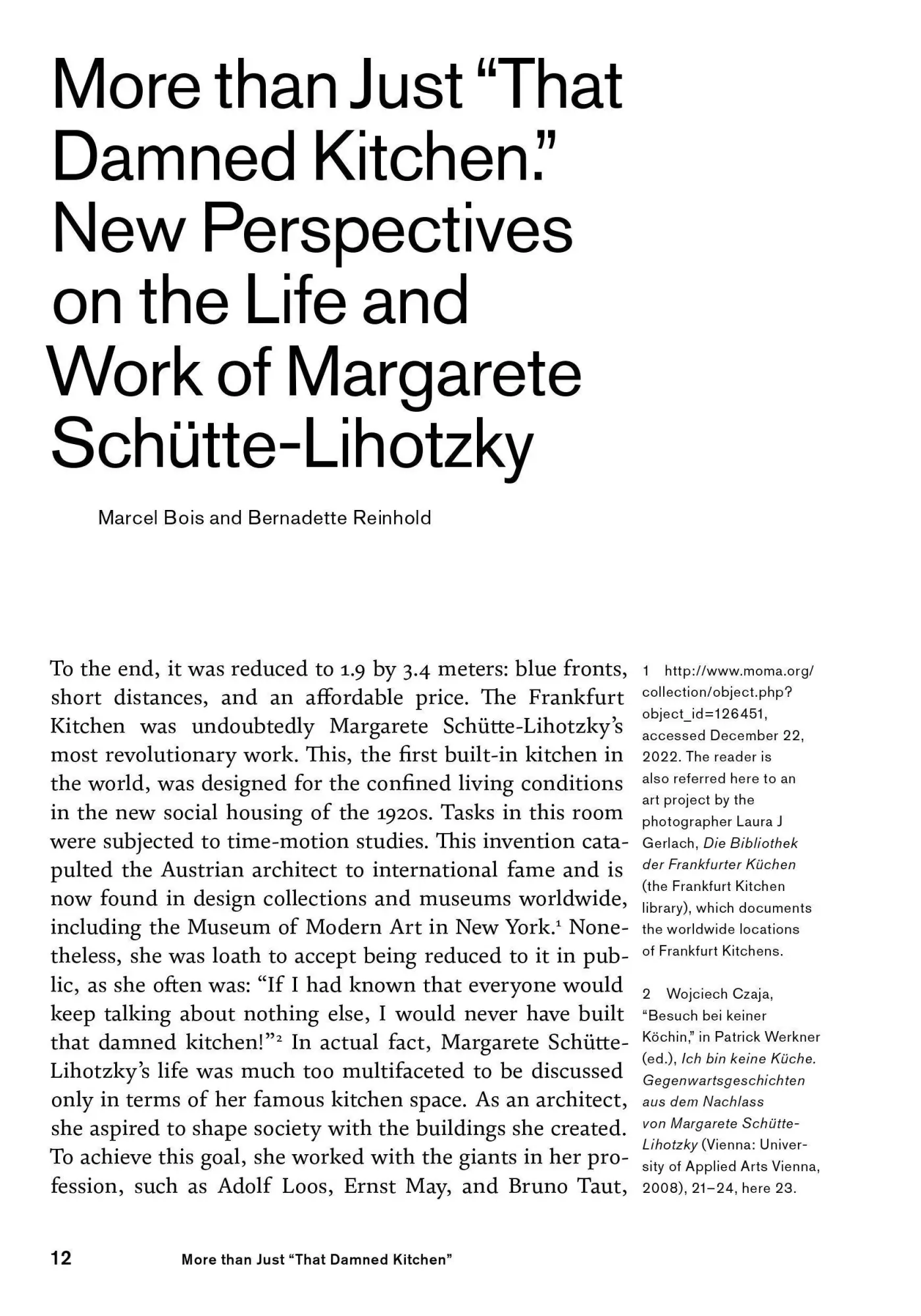 Bild: 9783035626995 | Margarete Schütte-Lihotzky. Architecture. Politics. Gender. | Buch