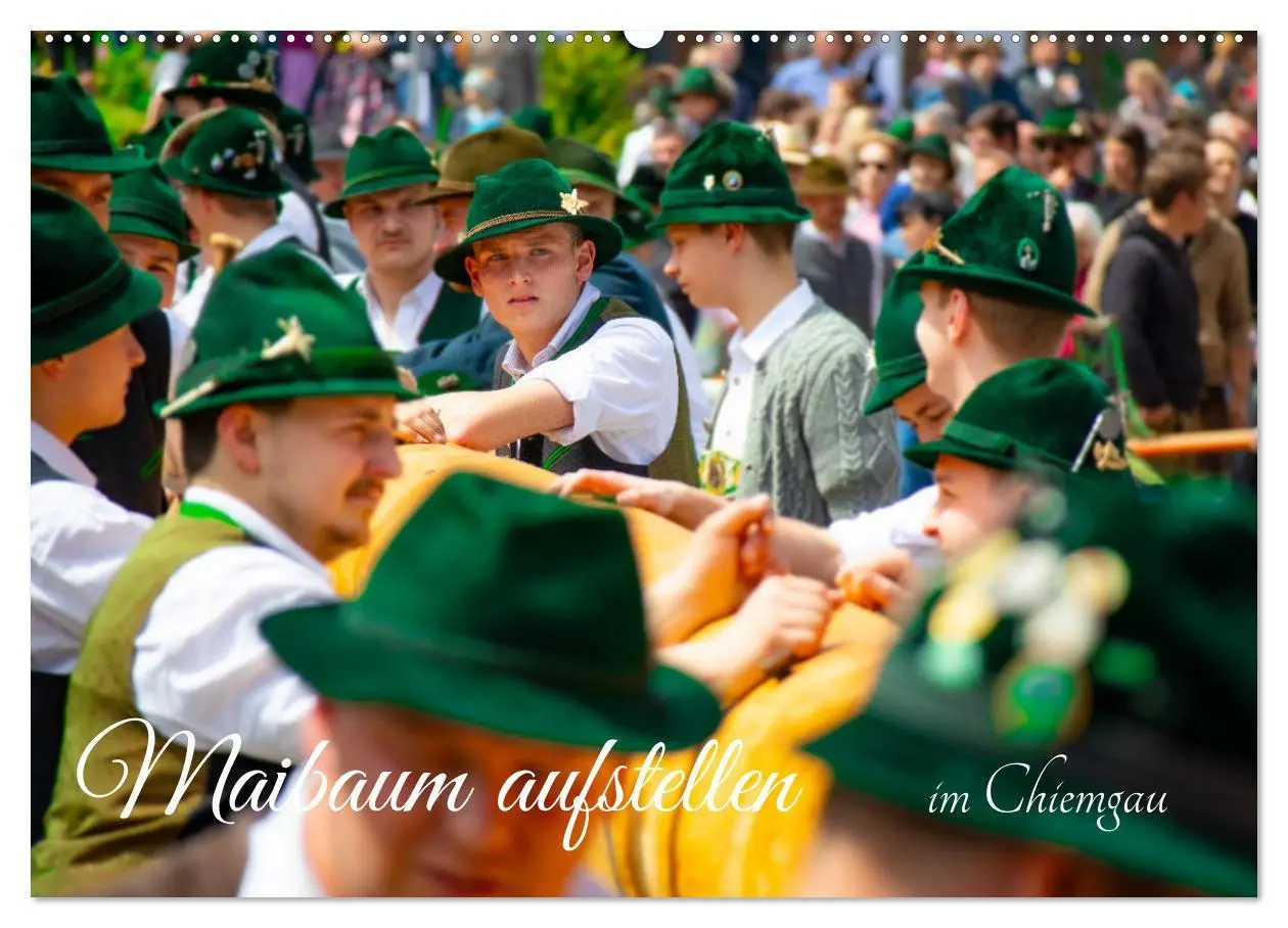 Cover: 9783457396995 | Maibaum aufstellen (Wandkalender 2026 DIN A2 quer), CALVENDO...