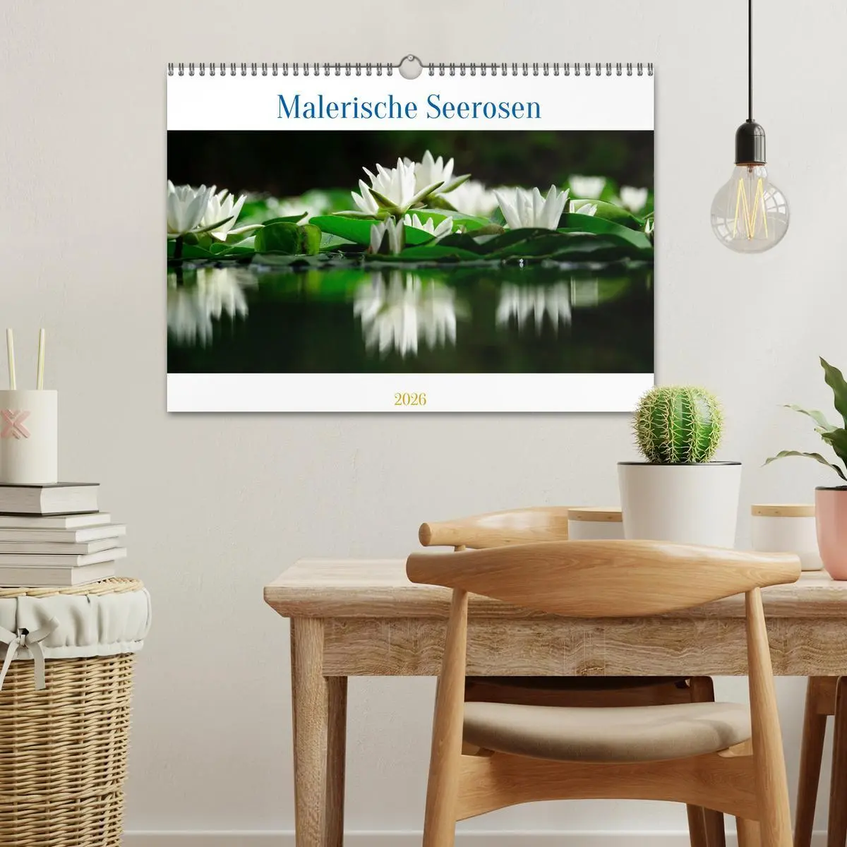 Bild: 9783457536995 | Malerische Seerosen (Wandkalender 2026 DIN A3 quer), CALVENDO...