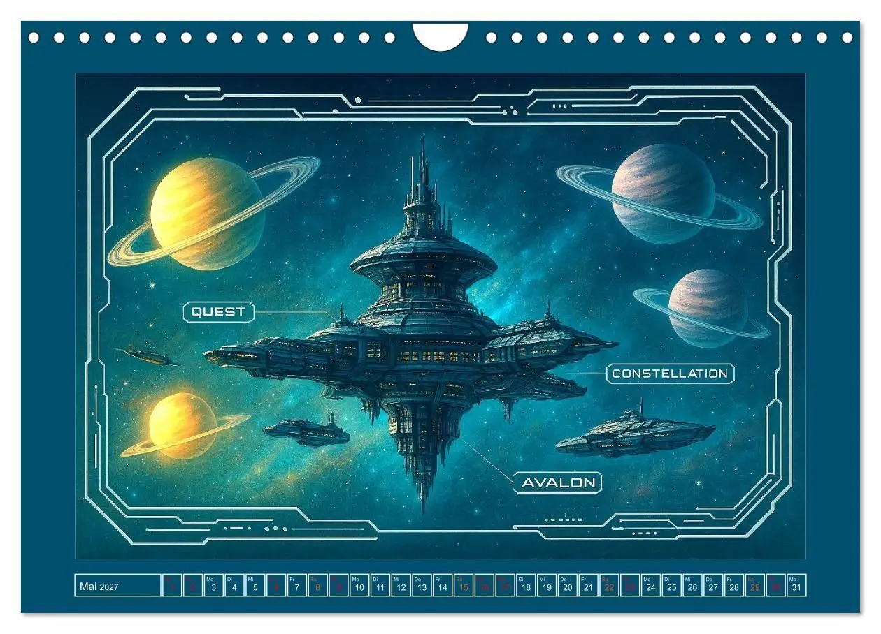 Bild: 9783516936995 | Intelligente Alientechnik (Wandkalender 2027 DIN A4 quer), CALVENDO...