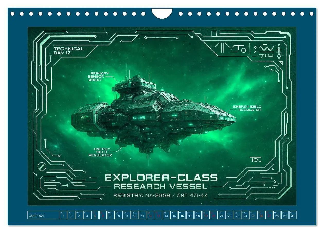 Bild: 9783516936995 | Intelligente Alientechnik (Wandkalender 2027 DIN A4 quer), CALVENDO...