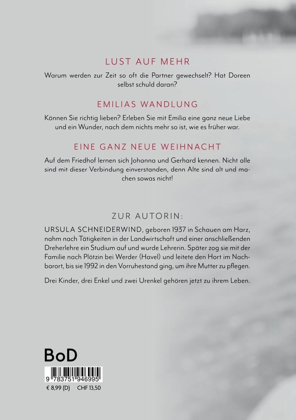 Rückseite: 9783751946995 | Lust auf mehr | Liebe im Alter | Ursula Schneiderwind | Taschenbuch