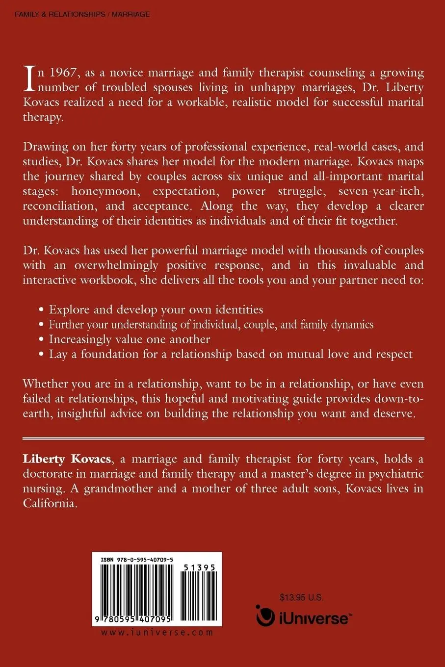 Rückseite: 9780595407095 | Building a Reality-Based Relationship | Liberty Kovacs | Taschenbuch