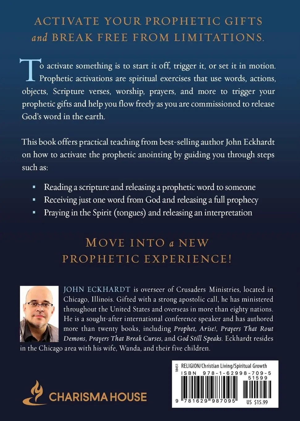 Rückseite: 9781629987095 | Prophetic Activation | John Eckhardt | Taschenbuch | Englisch | 2016
