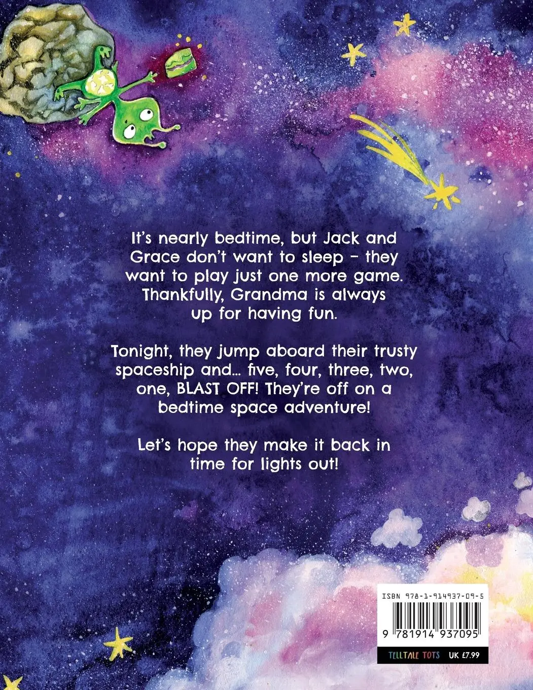 Rückseite: 9781914937095 | Adventures with Grandma | Blast Off!: Bla | Kirstie Watson | Buch