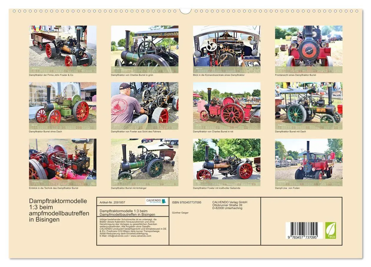 Bild: 9783457737095 | Dampftraktormodelle 1:3 beim Dampfmodellbautreffen in Bisingen...