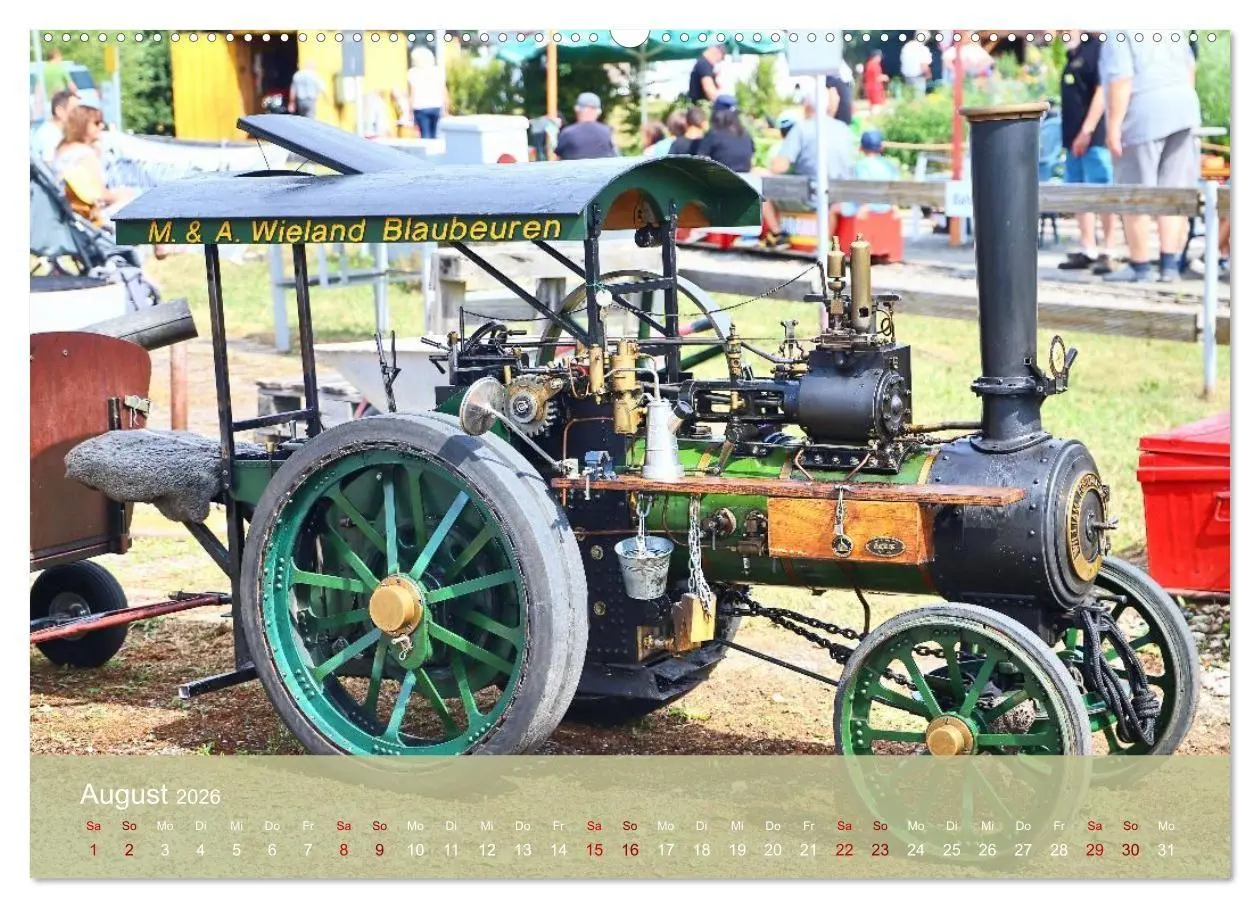 Bild: 9783457737095 | Dampftraktormodelle 1:3 beim Dampfmodellbautreffen in Bisingen...