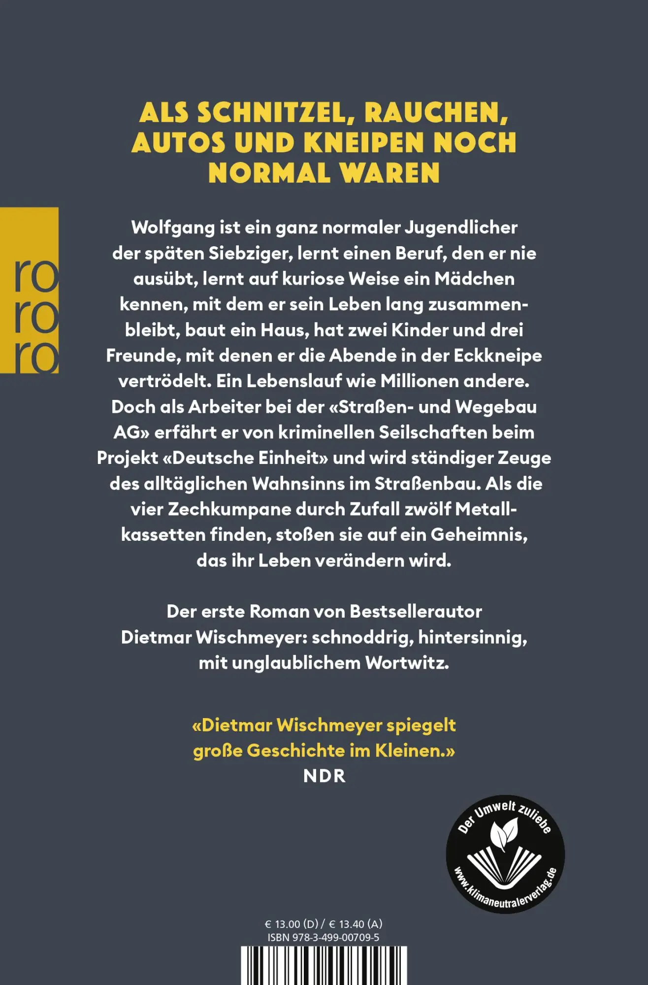 Rückseite: 9783499007095 | Begrabt meinen rechten Fuß auf der linken Spur | Dietmar Wischmeyer