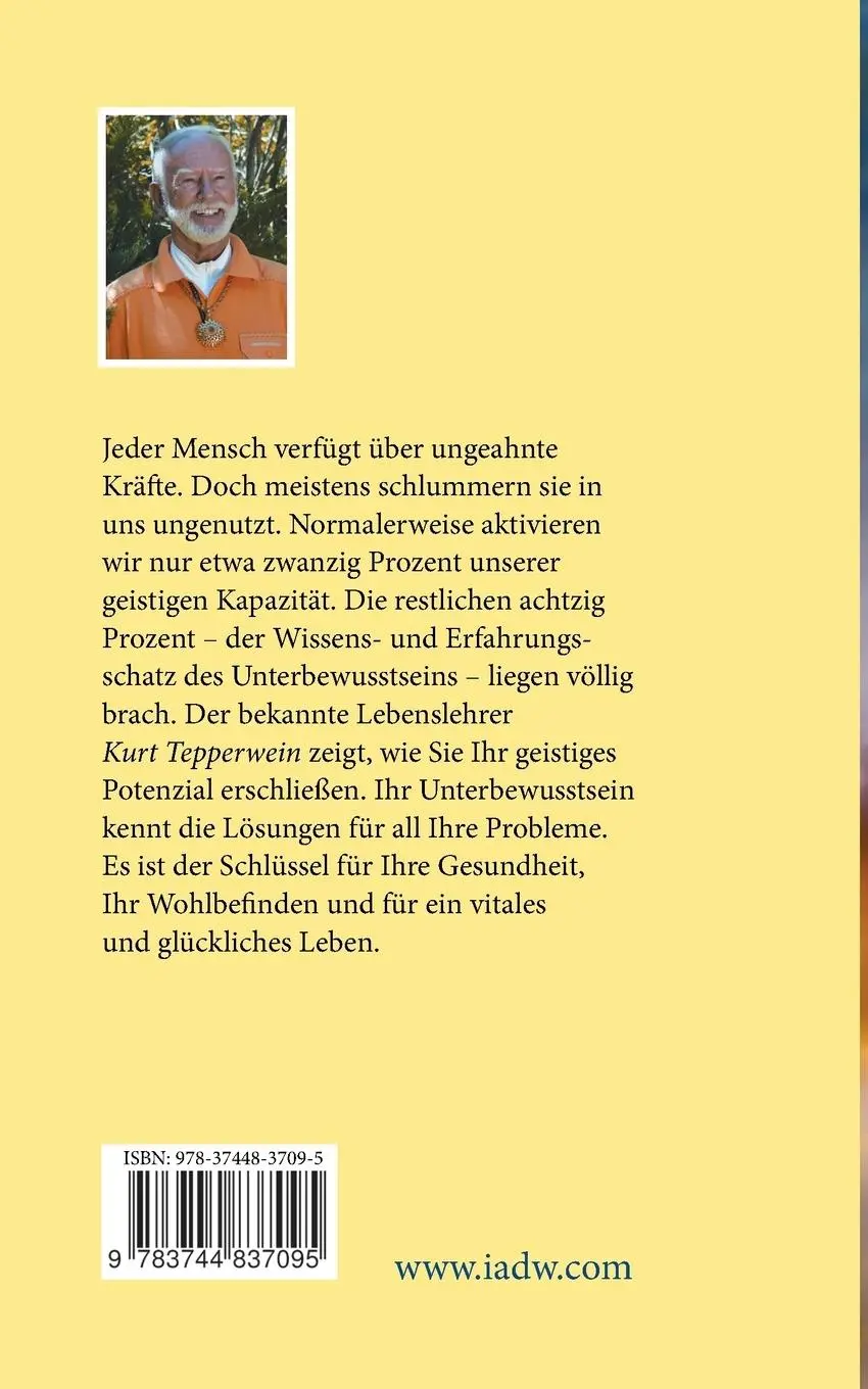 Rückseite: 9783744837095 | Geistheilung durch sich selbst | Kurt Tepperwein | Taschenbuch | 2018
