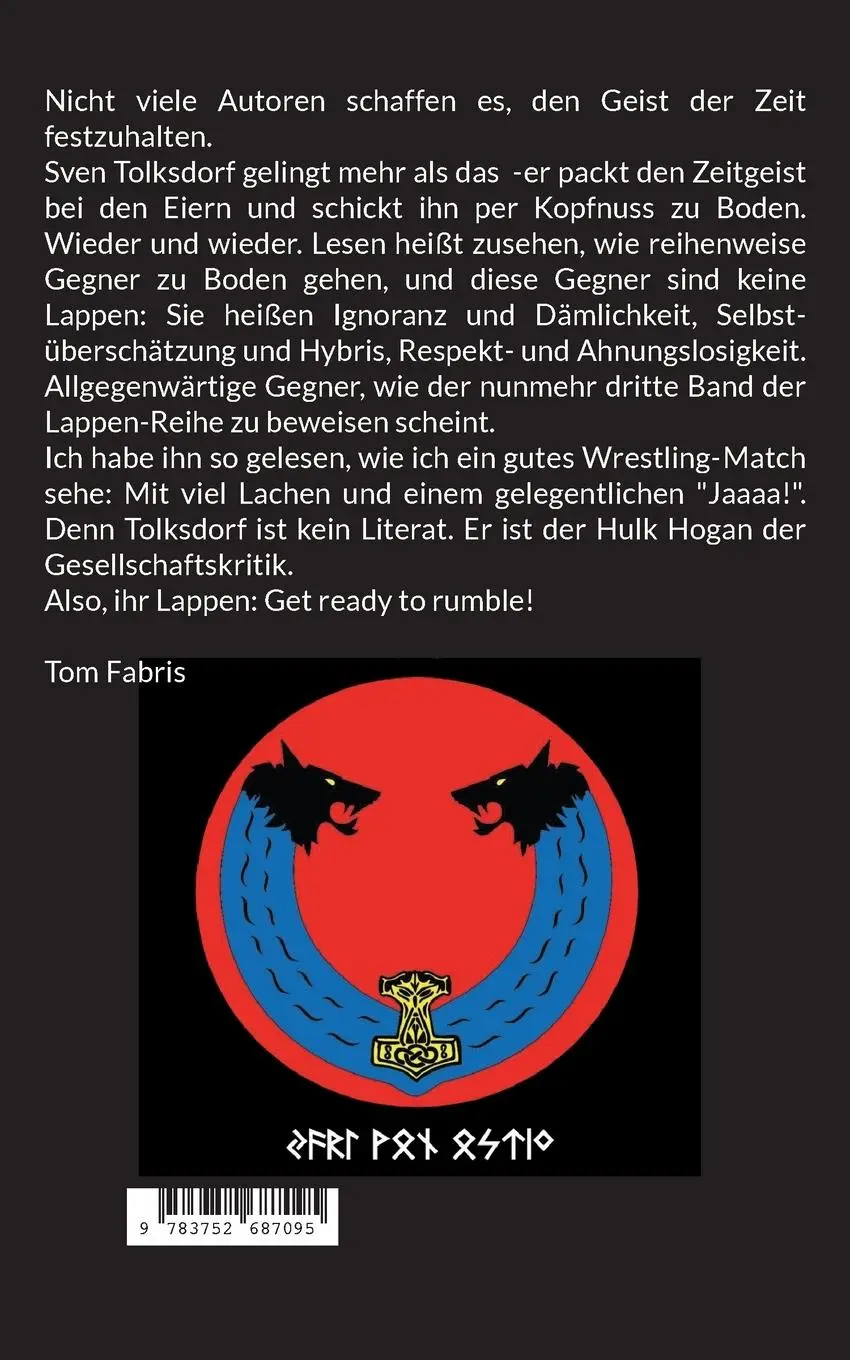 Rückseite: 9783752687095 | Jetzt reiß` dich mal zusammen, du Lappen! Vol. 3 | Sven Tolksdorf