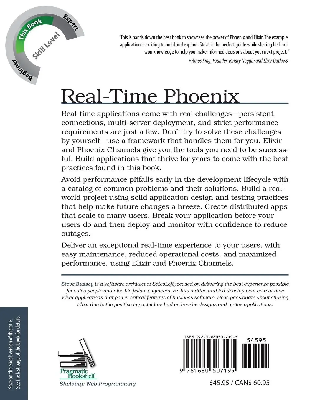 Rückseite: 9781680507195 | Real-time Phoenix | Build Highly Scalable Systems with Channels | Buch