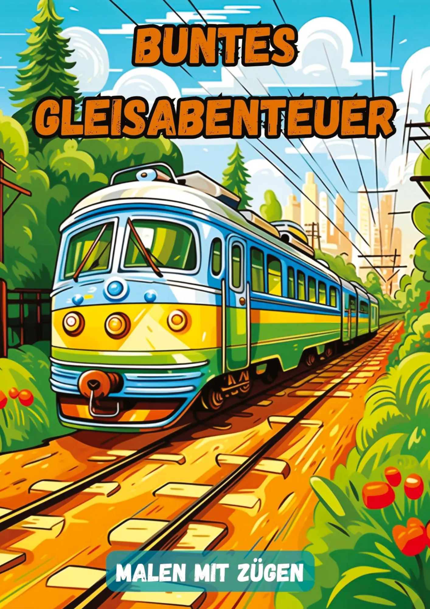 Cover: 9783384087195 | Buntes Gleisabenteuer | Malen mit Zügen | Christian Hagen | Buch
