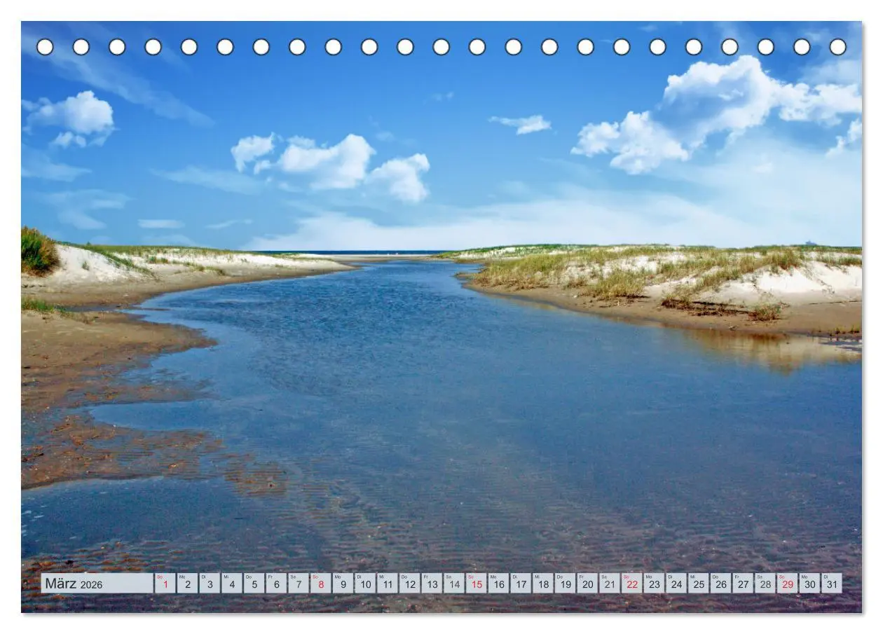 Bild: 9783457727195 | Langeoog - Natur Pur (Tischkalender 2026 DIN A5 quer), CALVENDO...