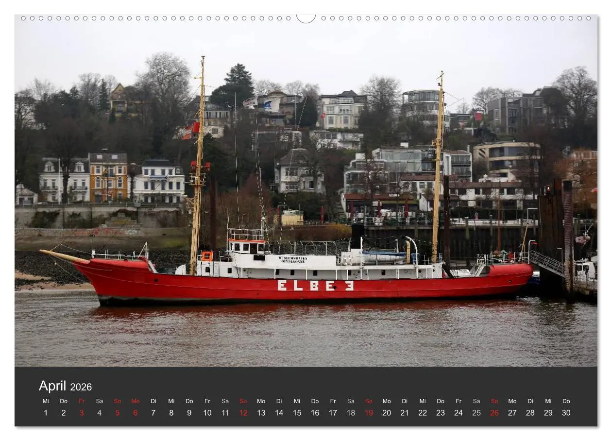 Bild: 9783457967195 | Hafen Hamburg 2026 (Wandkalender 2026 DIN A2 quer), CALVENDO...