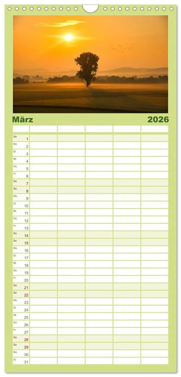 Bild: 9783516507195 | Familienplaner 2026 - Ortenau - die badische Toskana mit 5 Spalten...