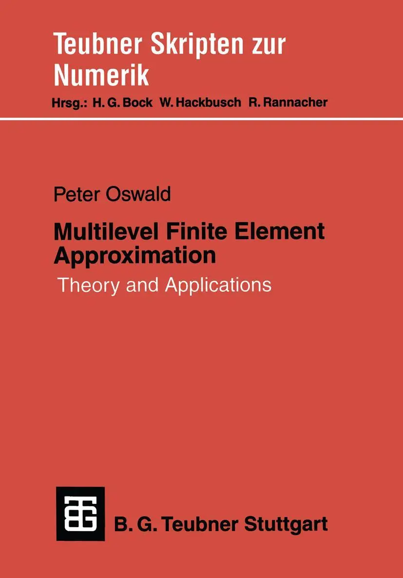 Cover: 9783519027195 | Multilevel Finite Element Approximation | Theory and Applications