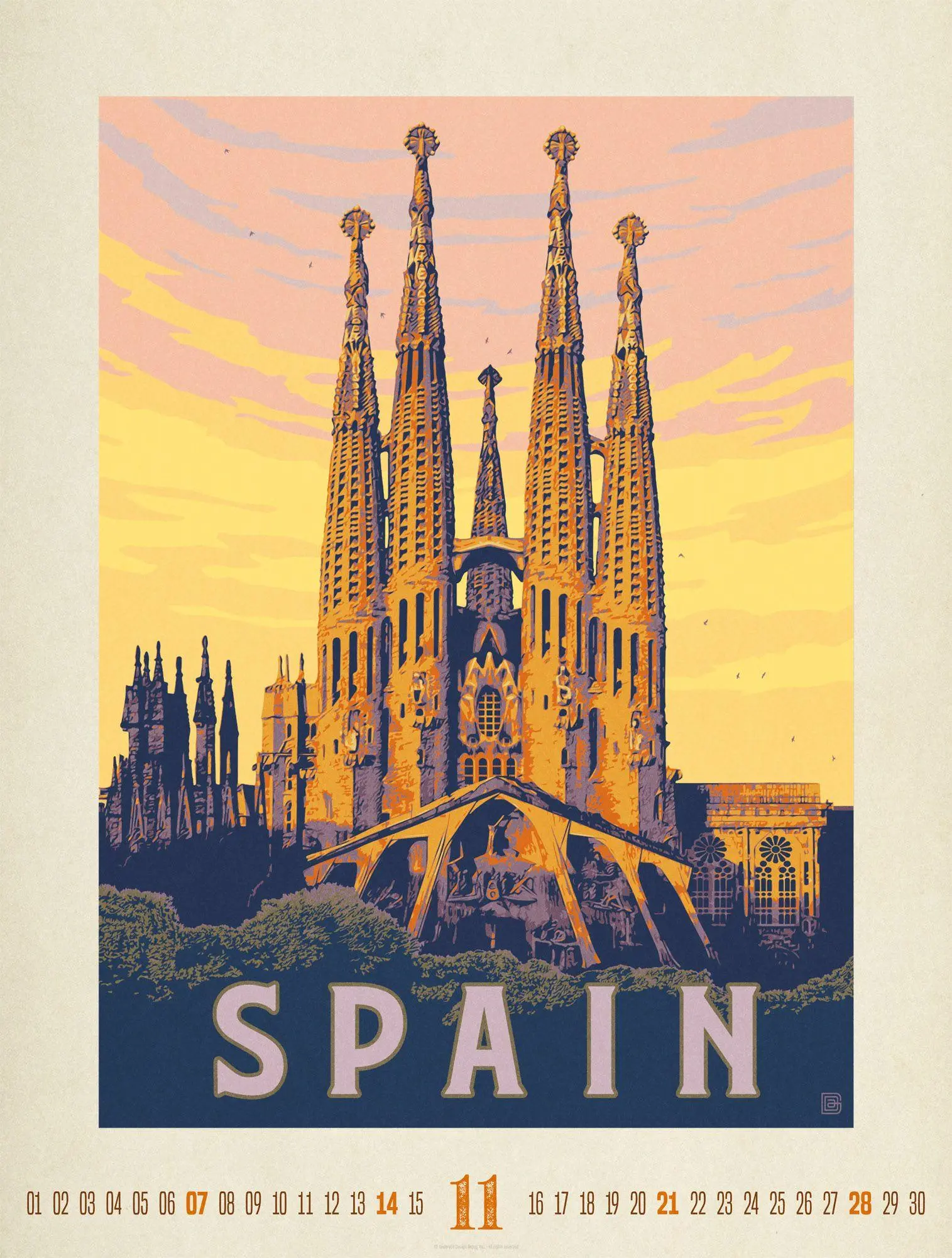 Bild: 9783838427195 | Travel Time Plakate-Kalender 2027 | Ackermann Kunstverlag GmbH | 14 S.