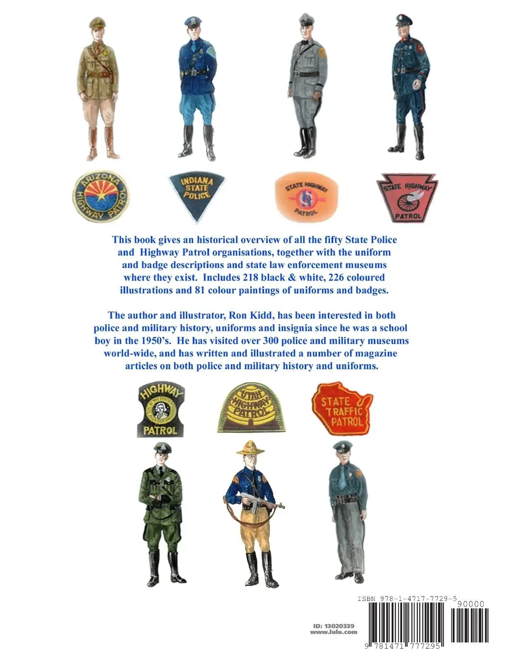 Rückseite: 9781471777295 | UNIFORMS OF THE U.S. STATE POLICE &amp; HIGHWAY PATROLS | R Spencer Kidd
