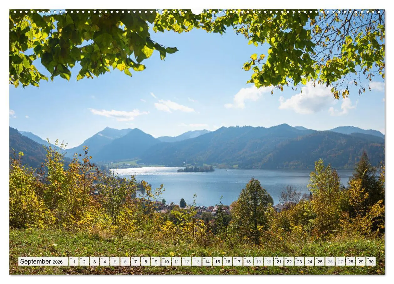 Bild: 9783457267295 | Schliersee-Idylle (hochwertiger Premium Wandkalender 2026 DIN A2...