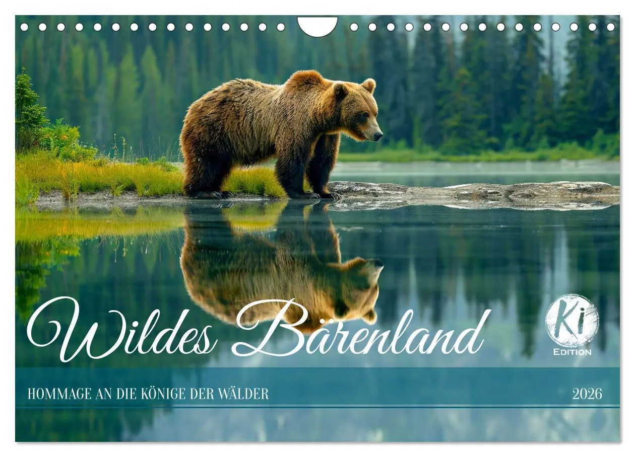 Cover: 9783457337295 | Wildes Bärenland (Wandkalender 2026 DIN A4 quer), CALVENDO...