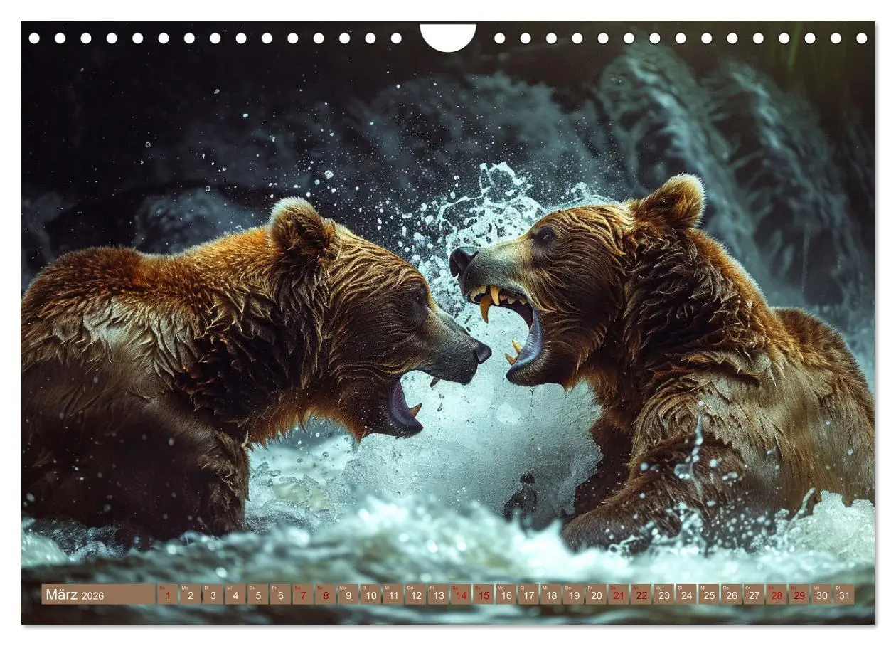 Bild: 9783457337295 | Wildes Bärenland (Wandkalender 2026 DIN A4 quer), CALVENDO...