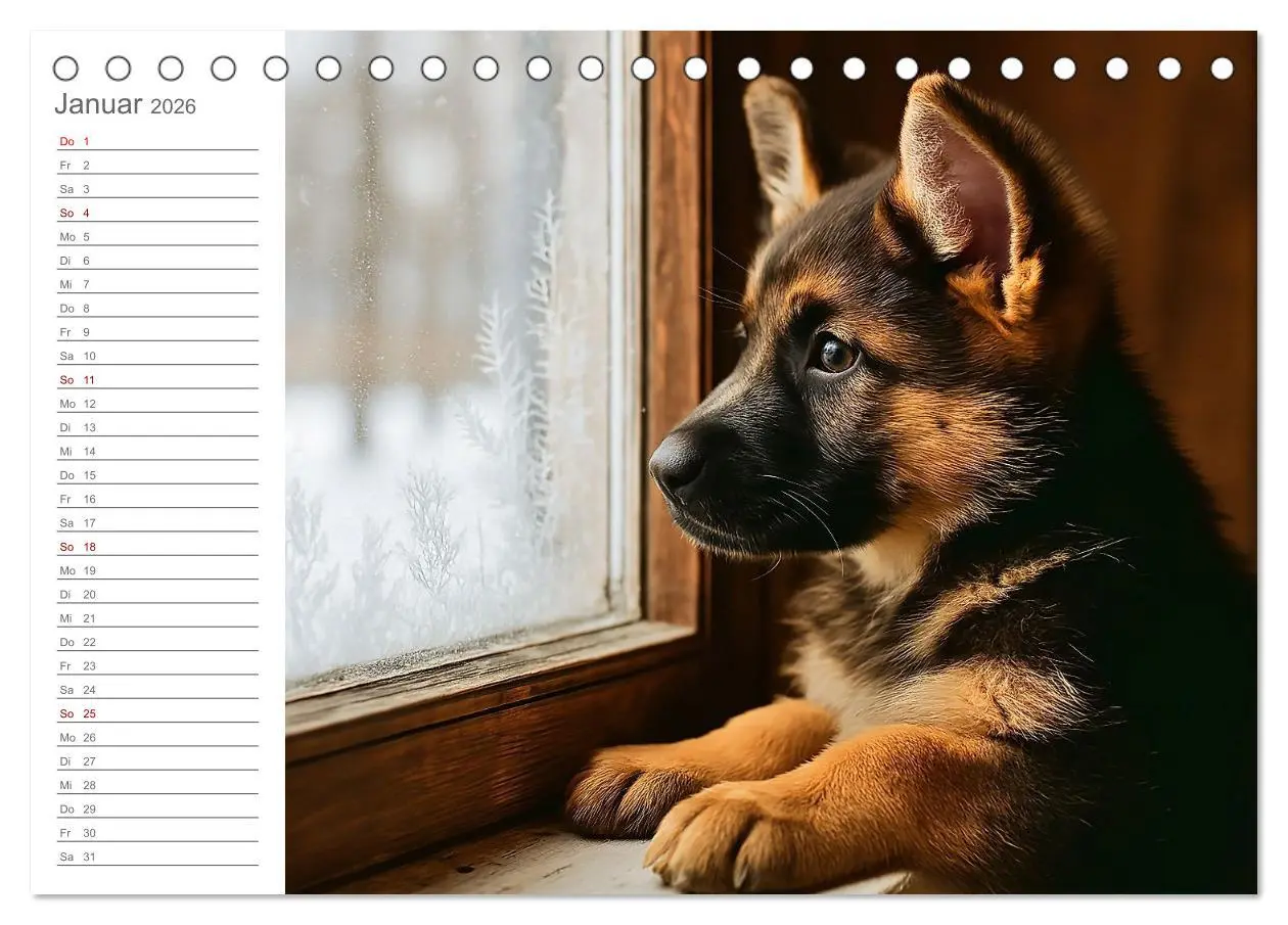 Bild: 9783457647295 | Schäferhundliebe - Deine tägliche Dosis Welpenfreude - ganz ohne...