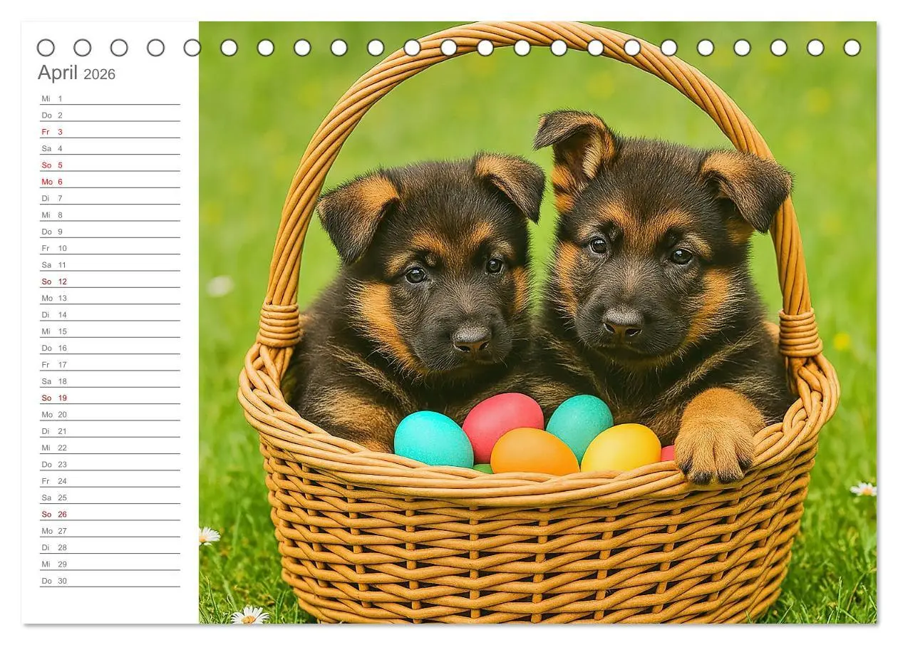 Bild: 9783457647295 | Schäferhundliebe - Deine tägliche Dosis Welpenfreude - ganz ohne...