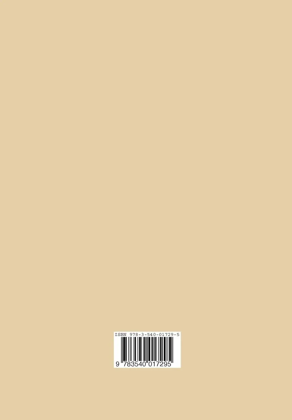 Rückseite: 9783540017295 | Zur Philosophie und Psychologie der Ganzheit | Felix Krueger | Buch